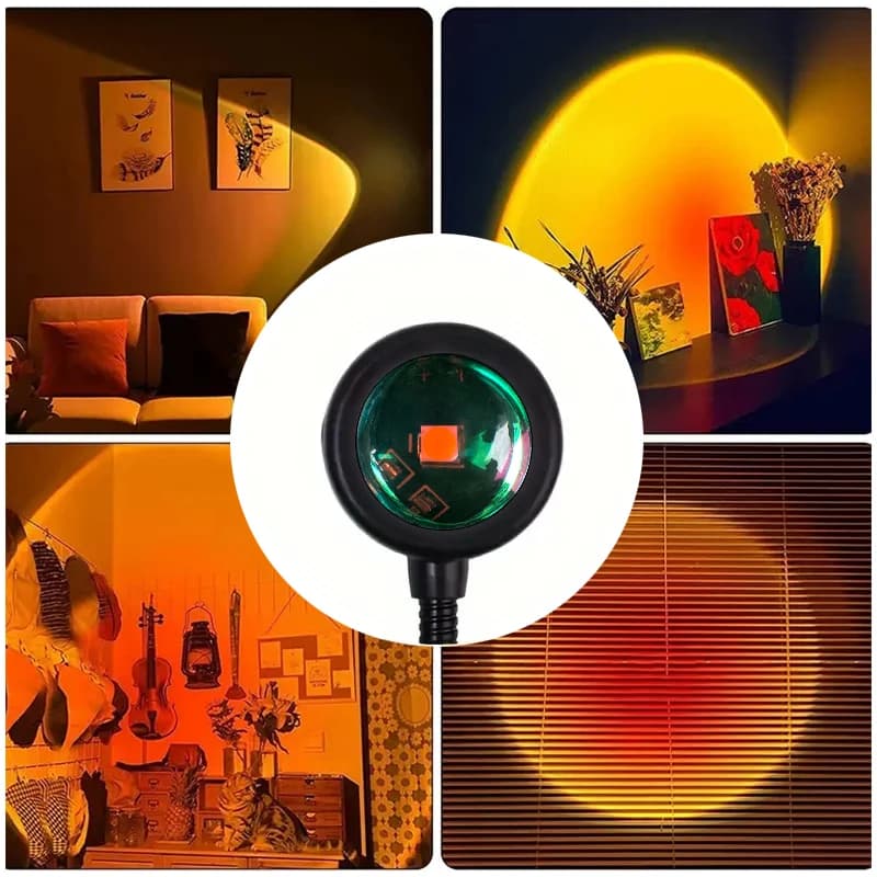 Halo Sunset — Lampada Tramonto 360°