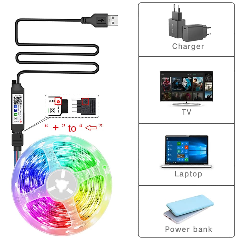 Pulse — Striscia LED RGB Multi-Lunghezza