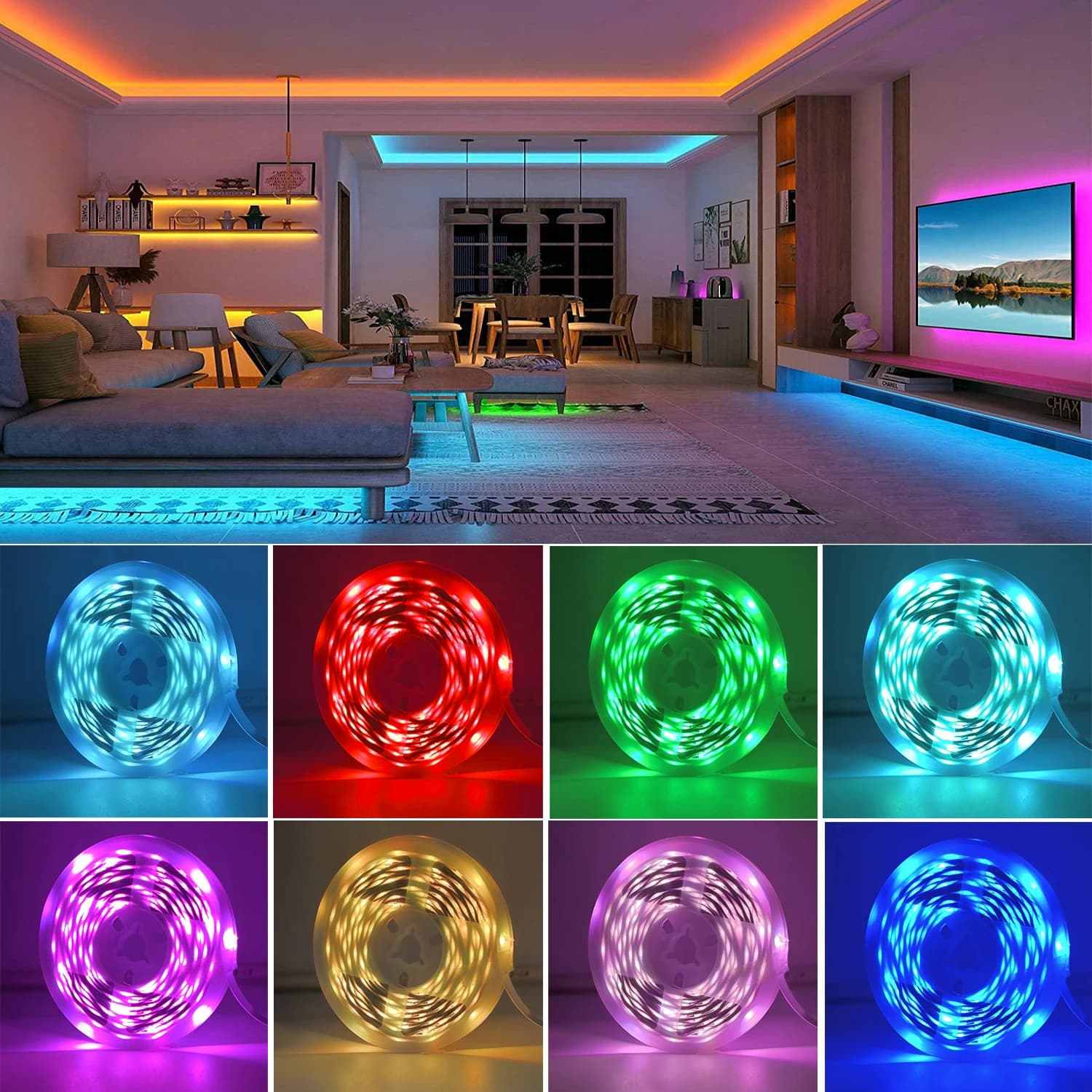 Pulse — Striscia LED RGB Multi-Lunghezza